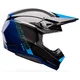 Шолом Bell MOTO-10 SPHERICAL HELMET - STRIKE [BLUE]