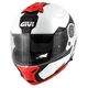 Мотошлем Givi X.21 CHALLENGER SPIRIT WHITE/BLACK/RED