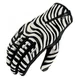 Мото рукавички жіночі Icon CATWALK ZEBRA