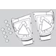 Аксесуари Leatt GPX 5.5 BOOT SHIN PLATE KIT [WHITE]