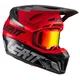 Шолом Leatt HELMET MOTO 8.5 + GOGGLE [RED]