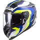 Шолом LS2 FF327 CHALLENGER GALACTIC WHITE YELLLOW BLUE