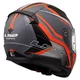 Мотошлем LS2 FF353 RAPID 2 FLITZ MATT ORANGE GREY