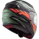 Шолом LS2 FF353 RAPID GALE MATT BLACK RED MATT GREEN