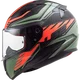Шолом LS2 FF353 RAPID GALE MATT BLACK RED MATT GREEN