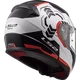 Шолом LS2 FF353 RAPID GHOST WHITE BLACK RED