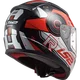 Шолом LS2 FF353 RAPID STRATUS GLOSS BLACK RED SILVER