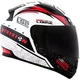 Шолом LS2 FF353 RAPID THUNDER GLOSS WHITE BLACK RED