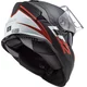Мотошолом LS2 FF800 STORM 2 NERVE MATT BLACK RED