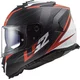 Мотошолом LS2 FF800 STORM 2 NERVE MATT BLACK RED