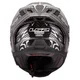 Мотошлем LS2 FF807 DRAGON ENTHUM SILVER