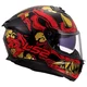 Мотошлем LS2 FF808 STREAM 2 DRAKO MATT BLACK RED