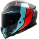 Мотошолом LS2 FF811 VECTOR 2 C GRID RED CYAN