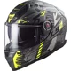 Шолом LS2 FF811 VECTOR 2 TECHBOT MATT TITANIUM HI-VIS YELLOW