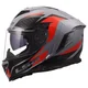 Мотошолом LS2 FF818 STORM 3 DYNAMO GREY RED