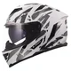 Мотошолом LS2 FF818 STORM 3 KAOS WHITE GREY