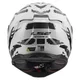 Мотошолом LS2 FF818 STORM 3 KAOS WHITE GREY