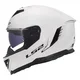 Мотошолом LS2 FF818 STORM 3 SOLID GLOSS WHITE