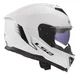 Мотошолом LS2 FF818 STORM 3 SOLID GLOSS WHITE