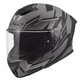 Мотошлем LS2 FF820 RAPID 3 XTREM MATT BLACK GREY