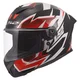 Мотошолом LS2 FF820 RAPID 3 XTREM WHITE BLACK RED