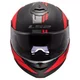 Мотошлем LS2 FF908 STROBE 2 CODE MATT BLACK RED