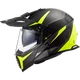 Шолом LS2 MX436 PIONEER EVO ROUTER MATT BLACK HI-VIS YELLOW