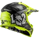 Кросовий шолом LS2 MX437 FAST EVO CRUSHER BLACK HI-VIS YELLOW