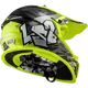 Кросовий шолом LS2 MX437 FAST EVO CRUSHER BLACK HI-VIS YELLOW