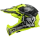 Кросовий шолом LS2 MX437 FAST EVO CRUSHER BLACK HI-VIS YELLOW