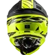 Кросовий шолом LS2 MX437 FAST EVO ROAR MATT BLACK HI-VIS YELLOW