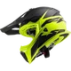 Кросовий шолом LS2 MX437 FAST EVO ROAR MATT BLACK HI-VIS YELLOW