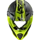 Кросовий шолом LS2 MX437 FAST EVO ROAR MATT BLACK HI-VIS YELLOW