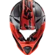 Кросовий шолом LS2 MX437 FAST EVO ROAR MATT BLACK RED