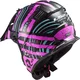 Кросовий шолом LS2 MX437 FAST EVO VERVE BLACK FLUO PINK