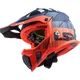 Кросовий шолом LS2 MX437 FAST EVO XCODE MATT FLUO ORANGE