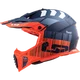 Кросовий шолом LS2 MX437 FAST EVO XCODE MATT FLUO ORANGE