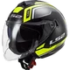 Шлем открытый LS2 OF573 TWISTER 2 FLIX BLACK H-V YELLOW