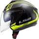 Шлем открытый LS2 OF573 TWISTER 2 FLIX BLACK H-V YELLOW
