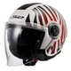 Шлем открытый LS2 OF620 CLASSY COOL WHITE WINEBERRY