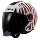 Шлем открытый LS2 OF620 CLASSY COOL WHITE WINEBERRY