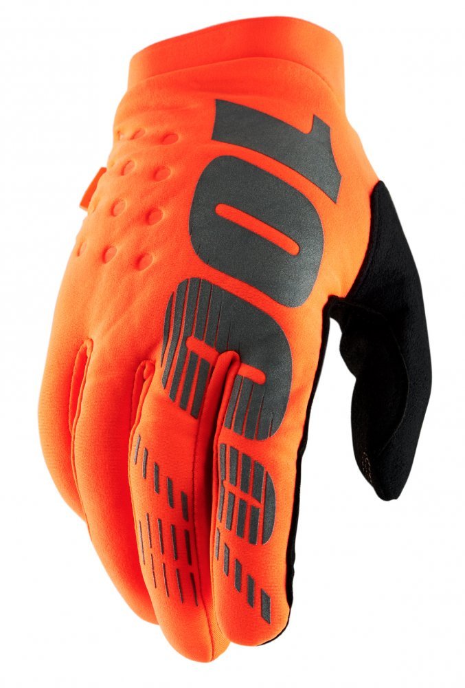 100 Percent % BRISKER GLOVE [FLUO ORANGE]