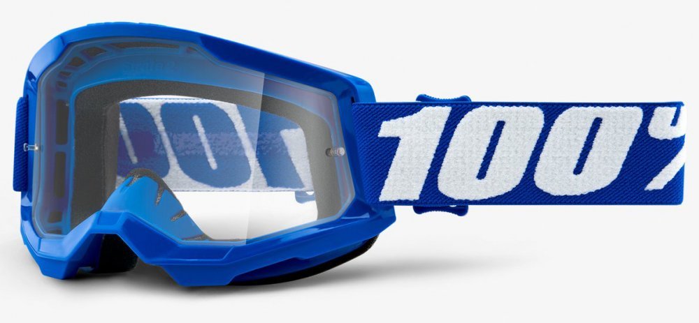 100 Percent % STRATA 2 GOGGLE BLUE - CLEAR LENS
