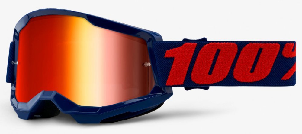 100 Percent % STRATA 2 GOGGLE MASEGO - MIRROR RED LENS
