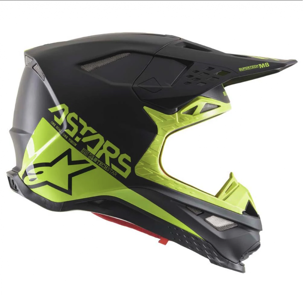 ALPINESTARS SUPERTECH S-M8 RADIUM GREY/YELLOW