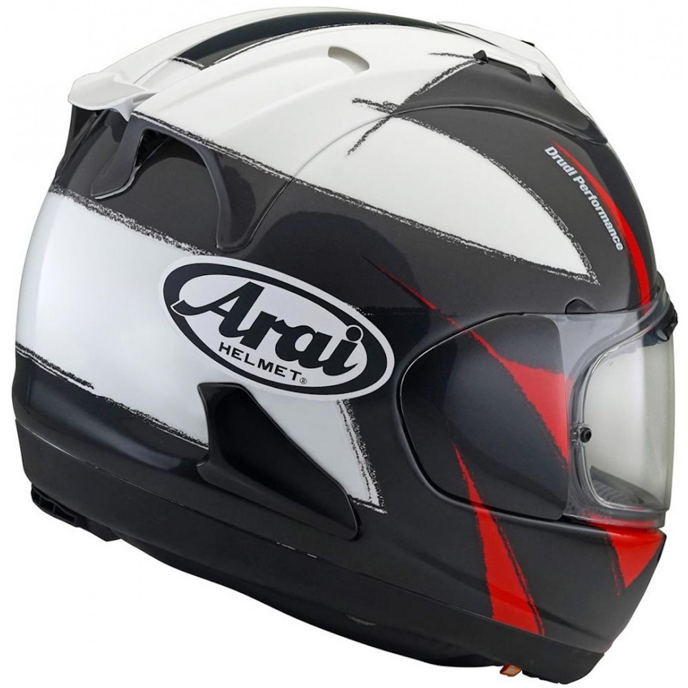 Arai RX-7V SIGN BLACK WHITE RED