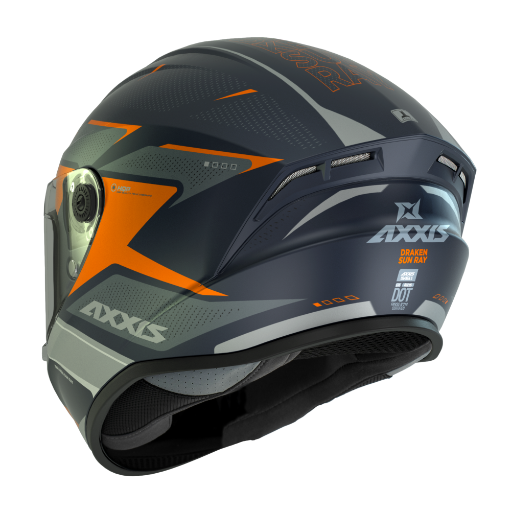 Axxis DRAKEN S SUNRAY C4 ORANGE MATT