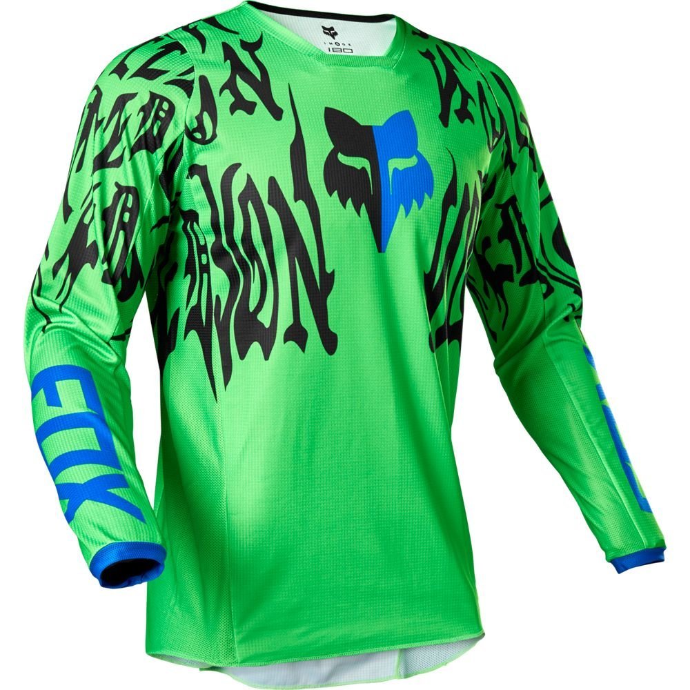 Fox Head 180 JERSEY - PERIL [FLO GREEN]