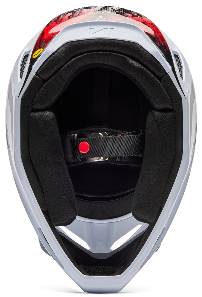 Fox Head V1 HELMET - KAIROS [FLO RED]