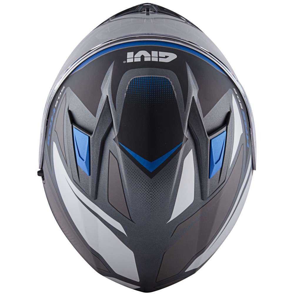 Givi 50.6 STOCCORDA FOLLOW MATTE TITANIUM/SILVER/BLUE